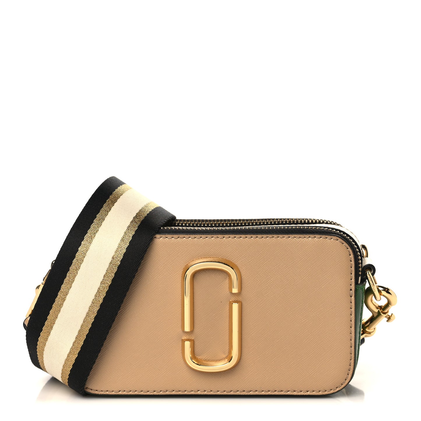 Saffiano Small Snapshot Camera Bag Sand Castle Multicolor