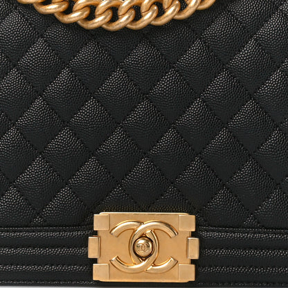 Chanel Caviar Quilted New Medium Boy Flap Black 8 of 11