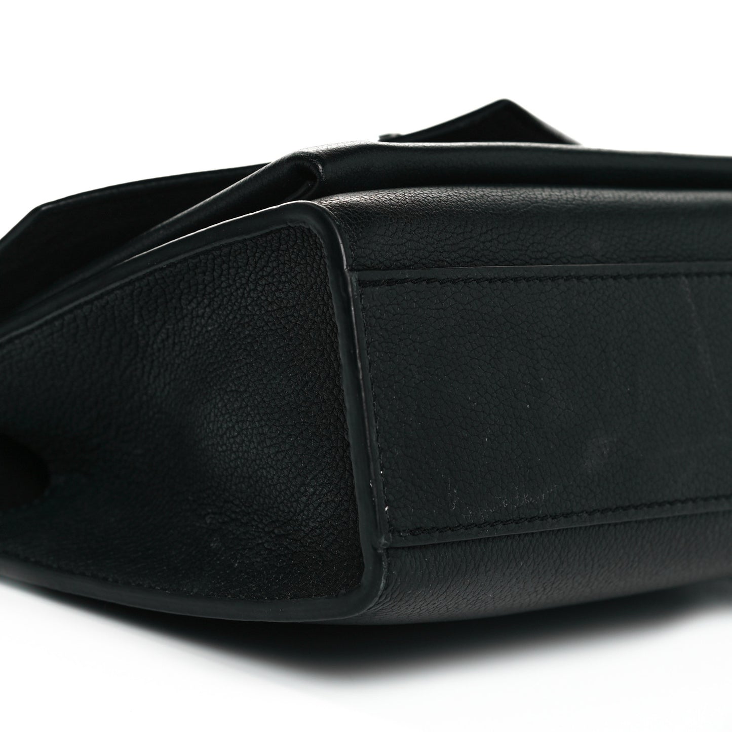 Soft Calfskin Mylockme Chain Bag BB Black