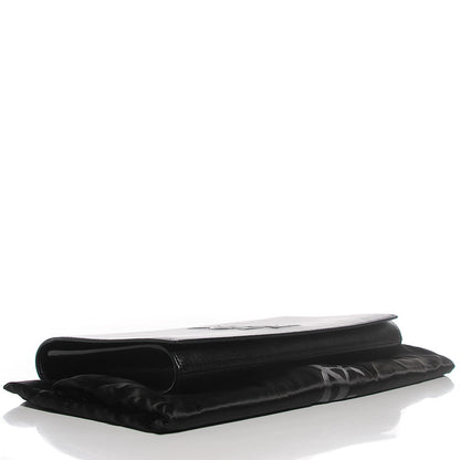 Saint Laurent Calfskin Monogram Large Belle De Jour Clutch Black 4 of 7