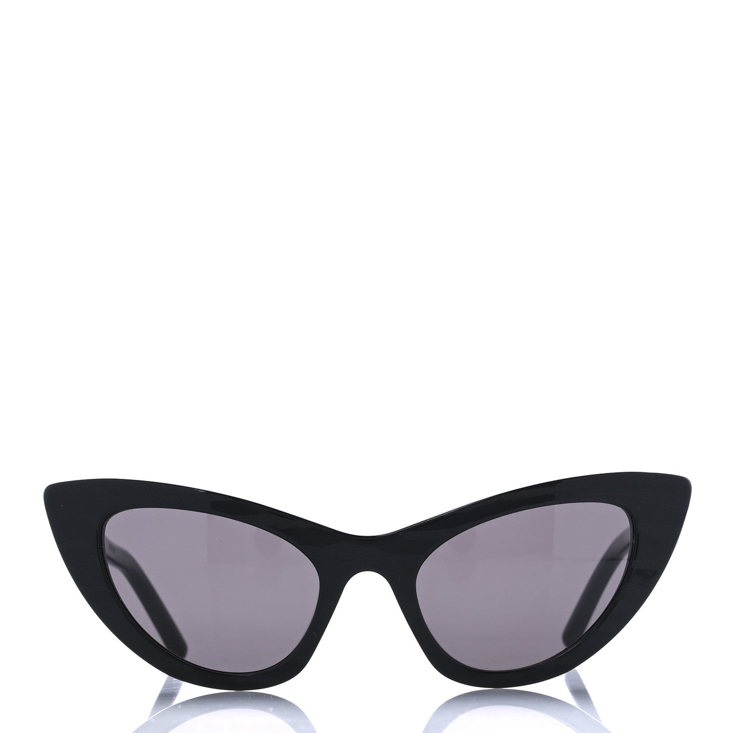 Saint Laurent Acetate New Wave Tiger Lily SL213 Cat Eye Sunglasses Black 2 of 9
