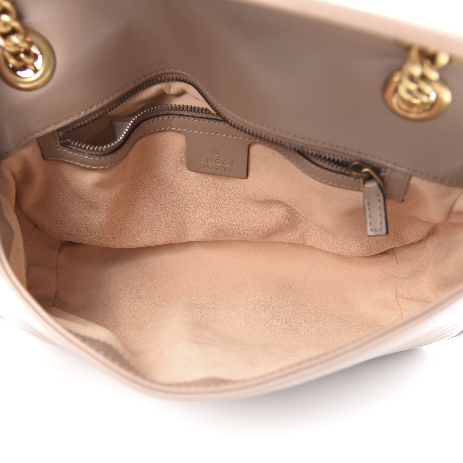 Gucci Calfskin Matelasse Small GG Marmont Shoulder Bag Porcelain Rose 5 of 13