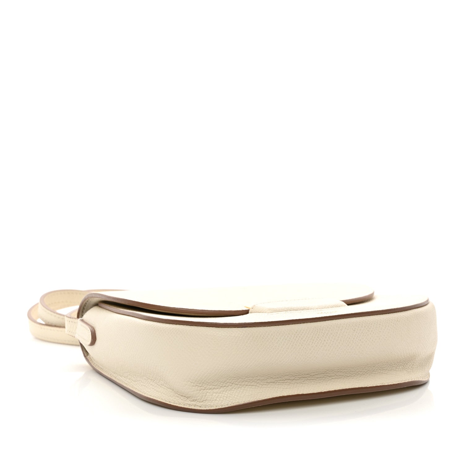 Celine Grained Calfskin Small Trotteur White 4 of 11