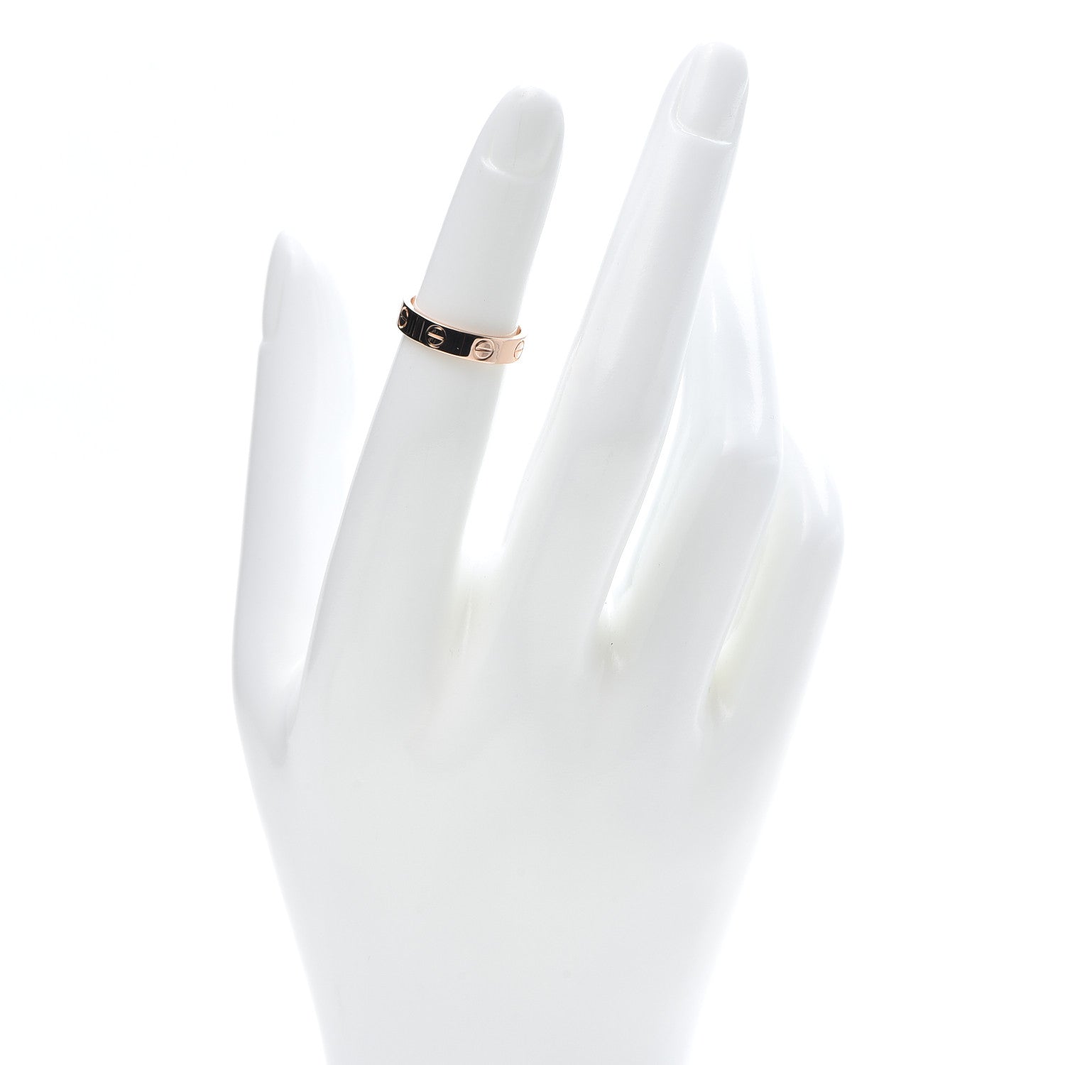 Cartier 18K Pink Gold 3.5mm LOVE Wedding Band Ring 47 4 2 of 5