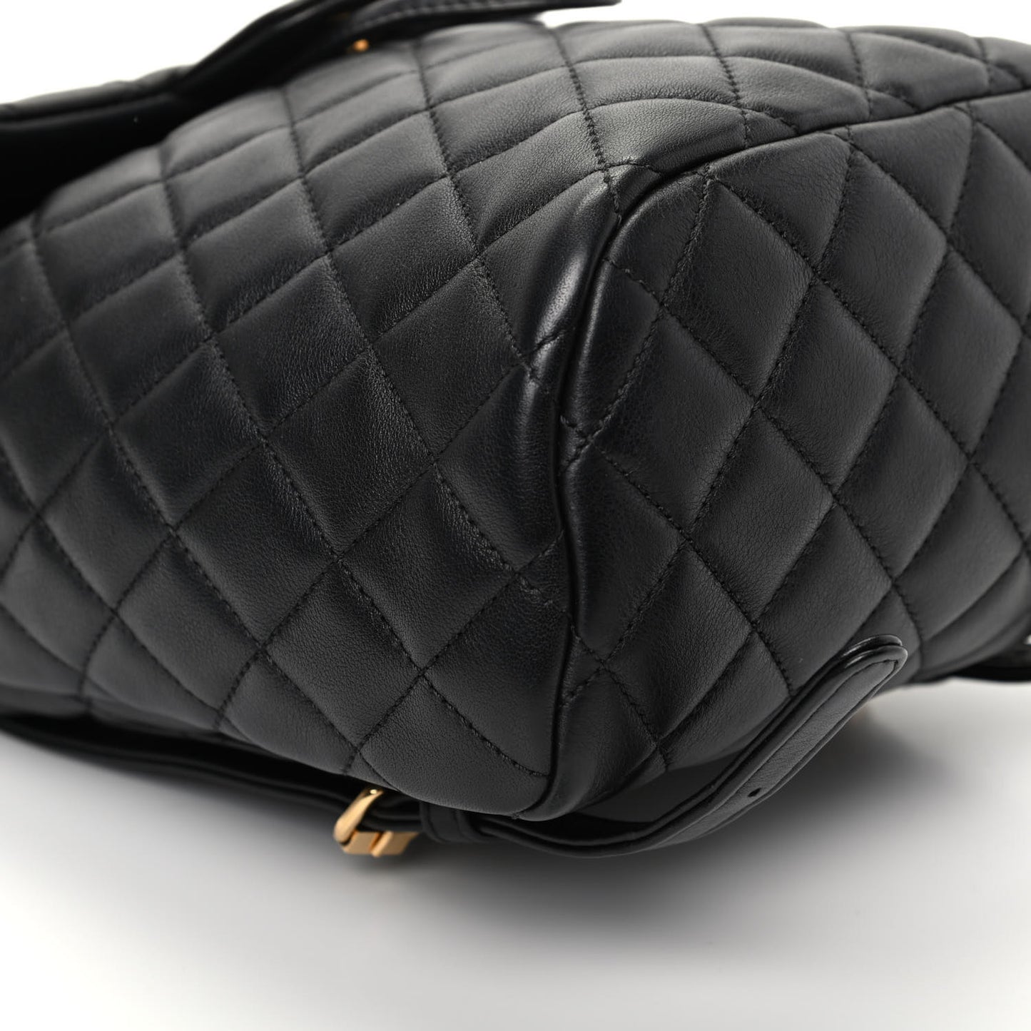 Calfskin Quilted Mini Urban Spirit Backpack Black