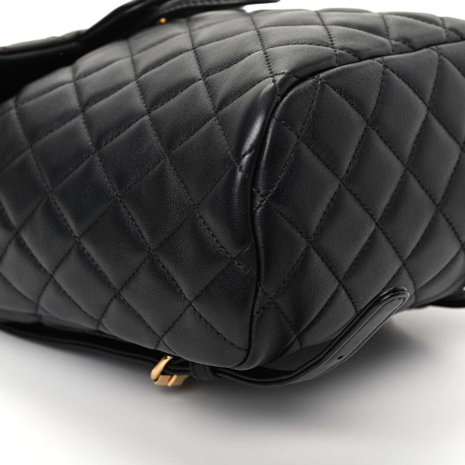 Chanel Calfskin Quilted Mini Urban Spirit Backpack Black 6 of 10