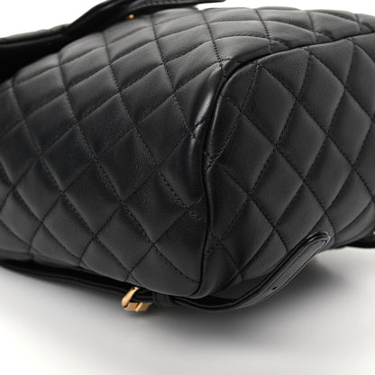 Chanel Calfskin Quilted Mini Urban Spirit Backpack Black 6 of 10