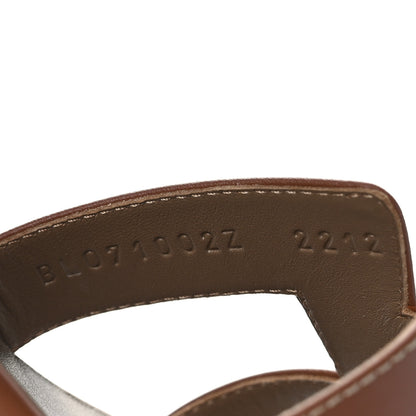 Hermes Calfskin Oasis Sandals 40.5 Gold 5 of 7