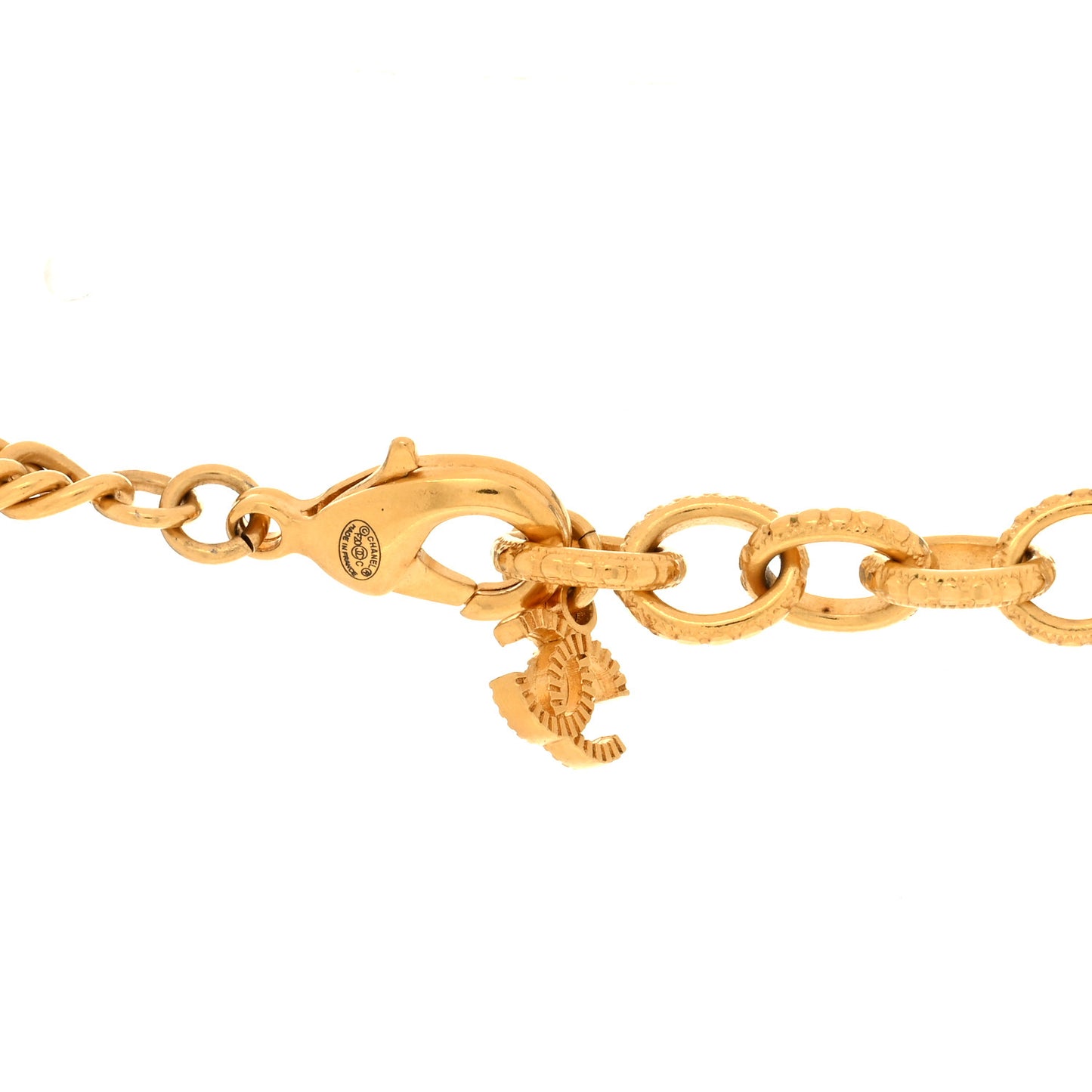 ID Dog Tag Charm Necklace Gold
