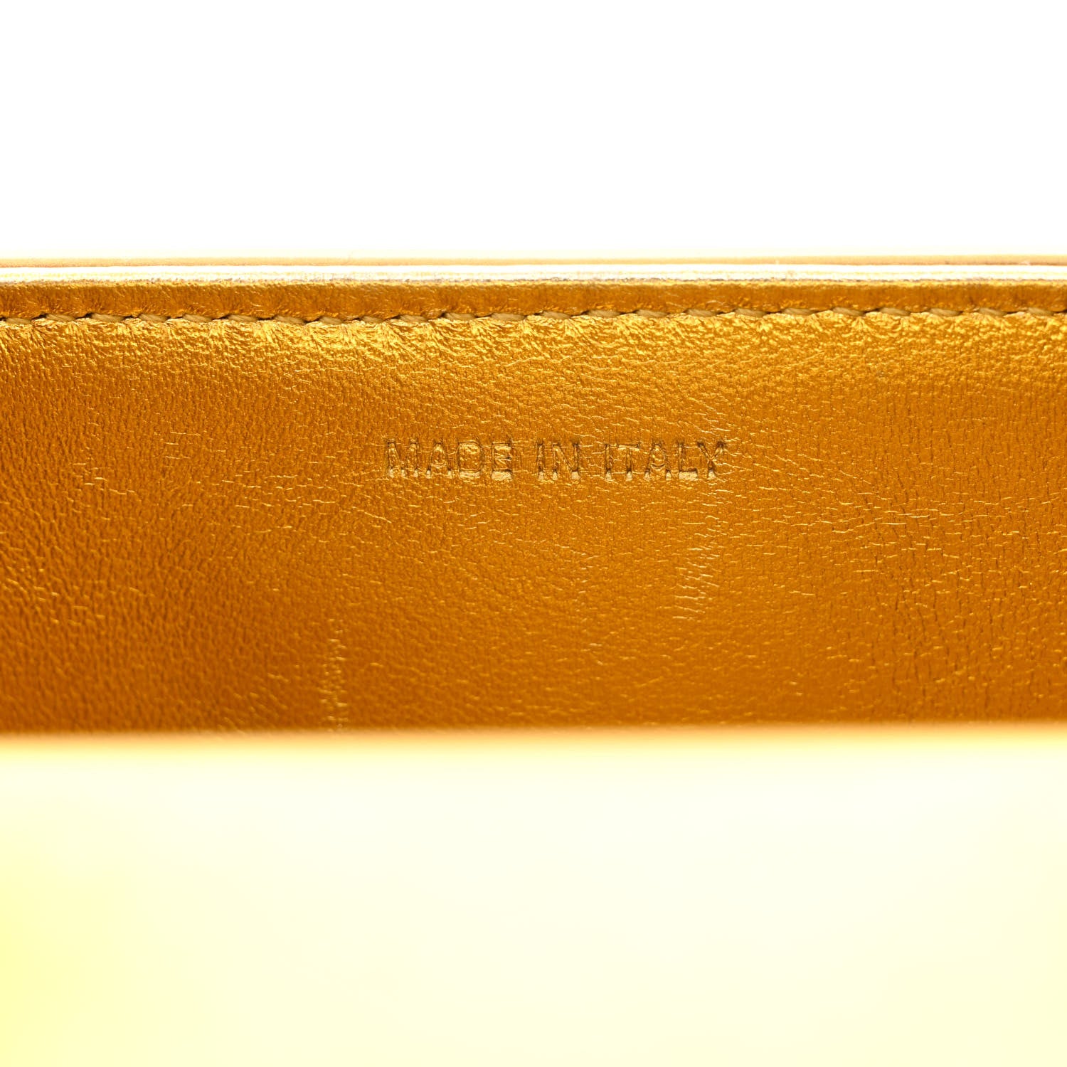 Christian Dior Metallic Grained Calfskin Mini Diorever Flap Gold 7 of 12