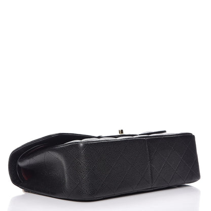 Chanel Caviar Quilted Jumbo Double Flap Black 4 of 8