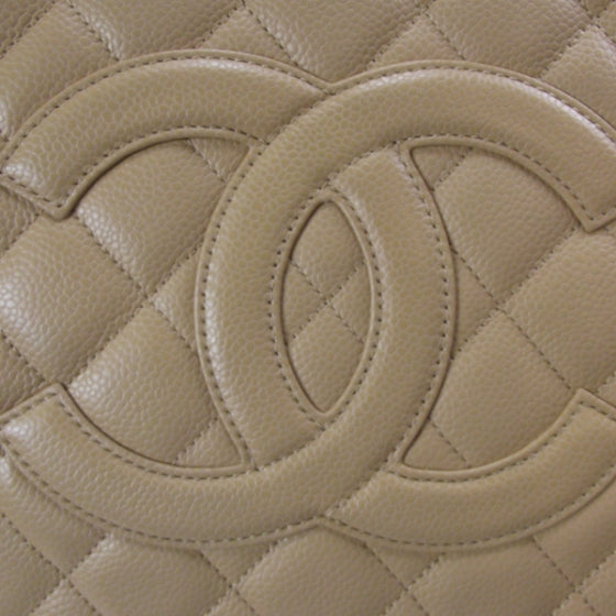 Chanel Caviar Quilted Grand Shopping Tote GST Beige 11 of 11