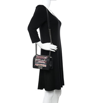 Chanel Tweed Calfskin Small Boy Flap Multicolor 2 of 10
