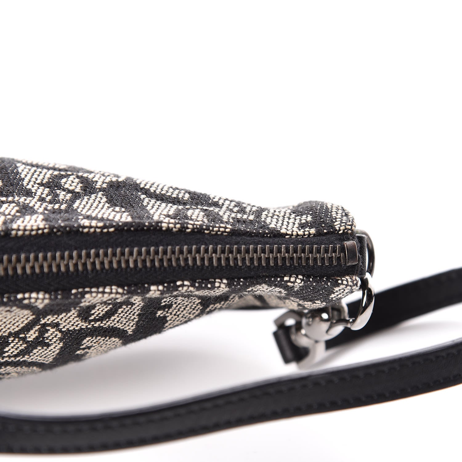 Christian Dior Monogram Mini Saddle Pochette Black 13 of 16