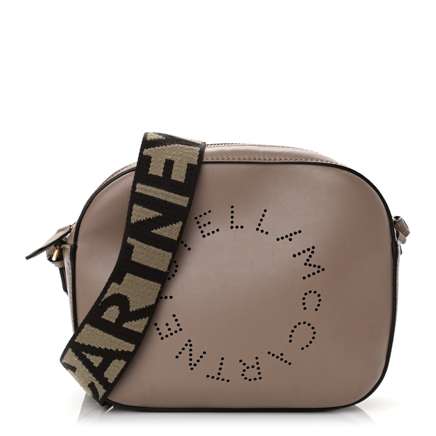 Eco Alter Nappa Perforated Logo Mini Bag Dark Taupe