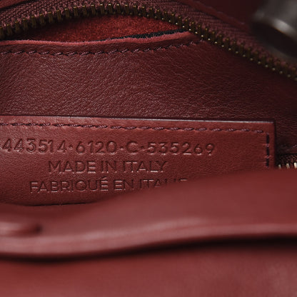 Balenciaga Veau Soyeux Perforated Blackout Hardware City Rouge Bordeaux 7 of 12