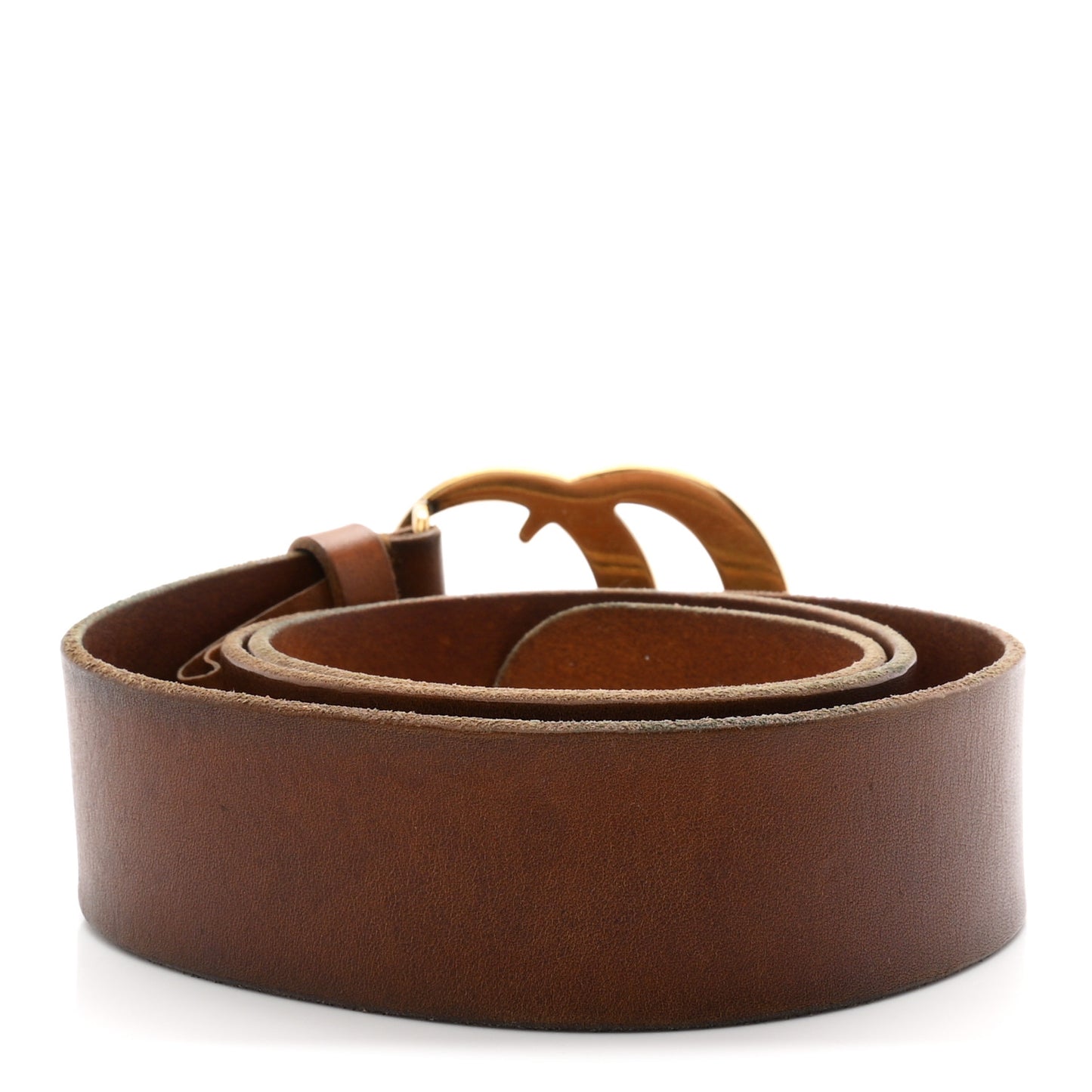 Faded Calfskin Double G 40mm Belt 85 34 Cuir