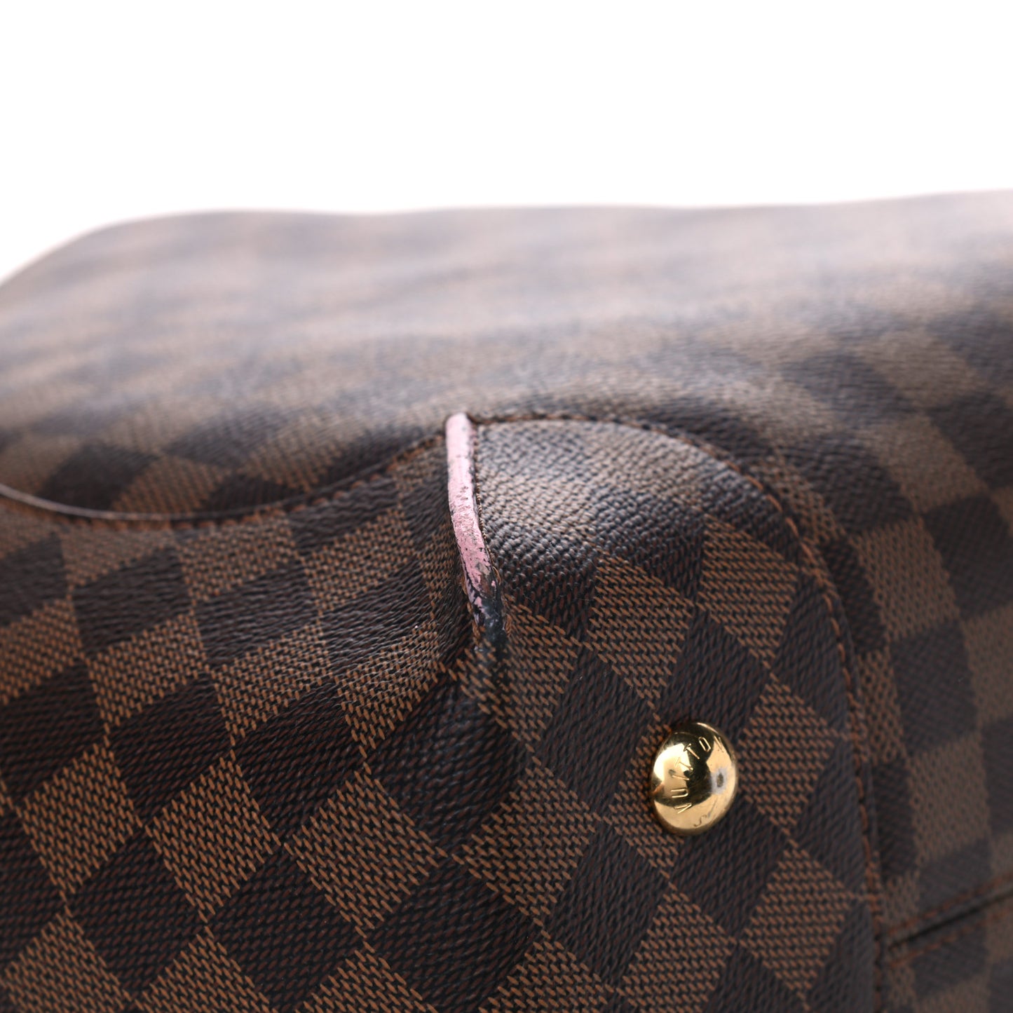Damier Ebene Caissa Hobo Rose Ballerine
