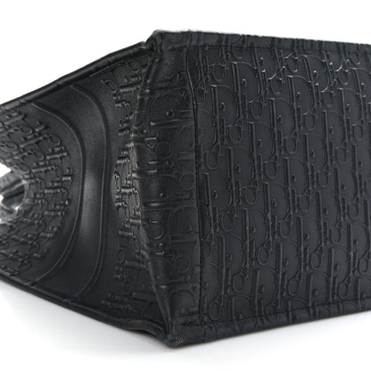 Christian Dior Oblique Calfskin Embossed Medium Book Tote Black 7 of 8