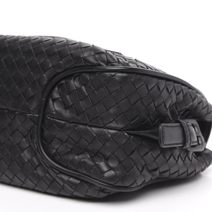 Bottega Veneta Nappa Intrecciato Rialto Shoulder Bag Black 10 of 13