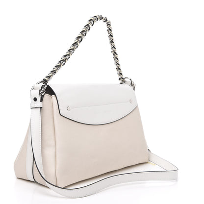 Proenza Schouler Lambskin Calfskin PS11 Soft Classic Shoulder Bag Optic White Clay 2 of 9