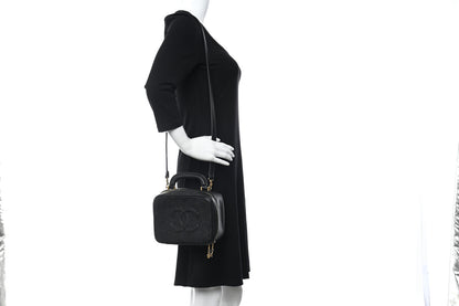 Chanel Caviar Timeless CC Vanity Case Black 2 of 13