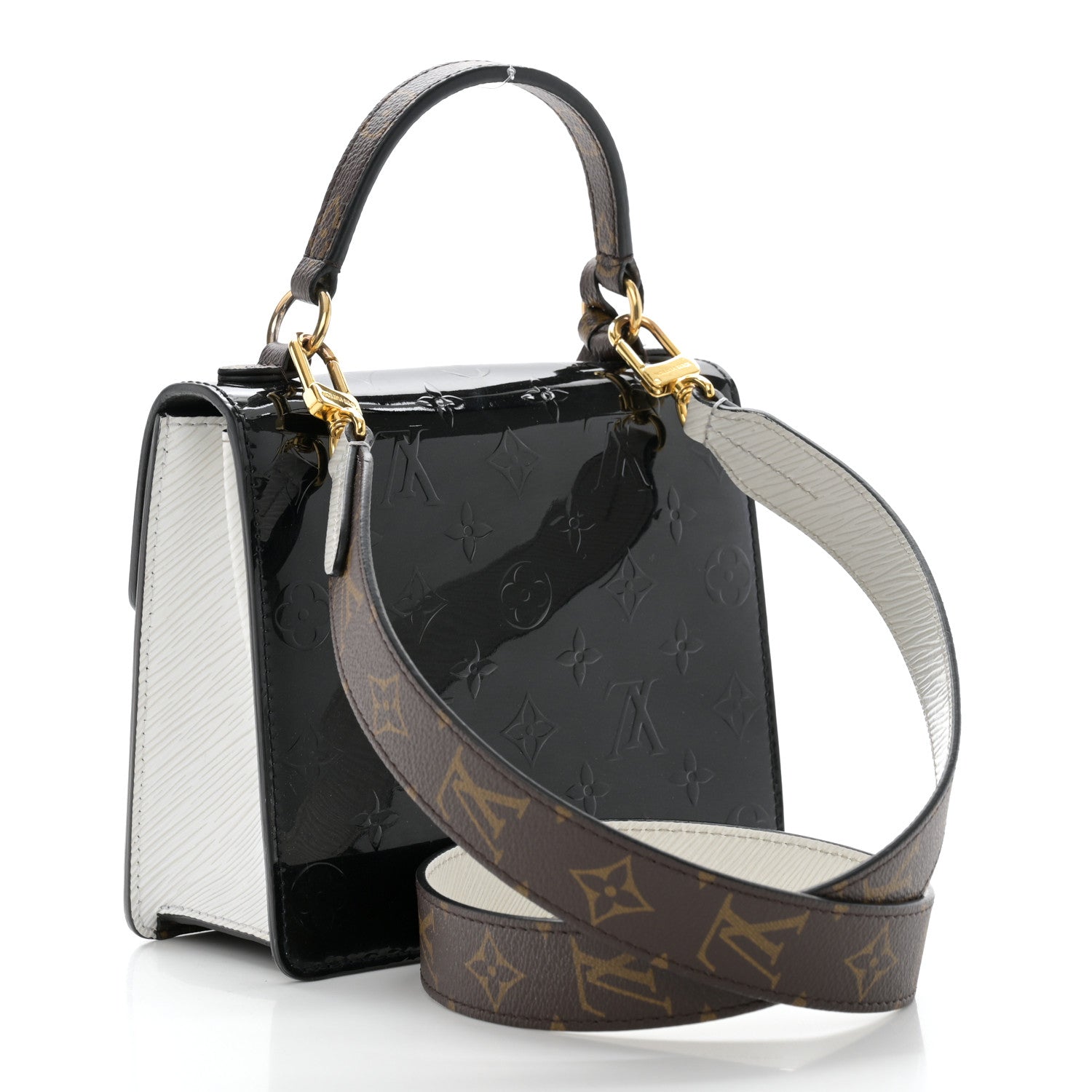 Louis Vuitton Vernis Epi Monogram Spring Street Black 3 of 9