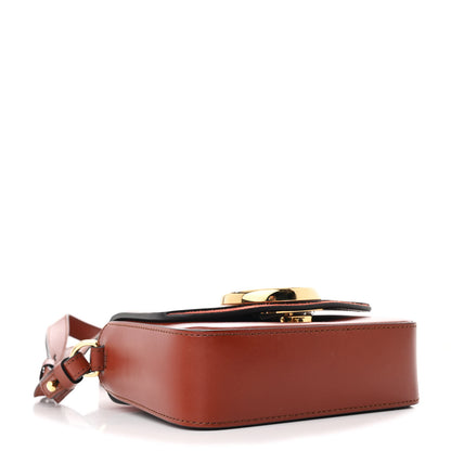 Chloe Shiny Calfskin Suede Mini C Double Carry Sepia Brown 4 of 10
