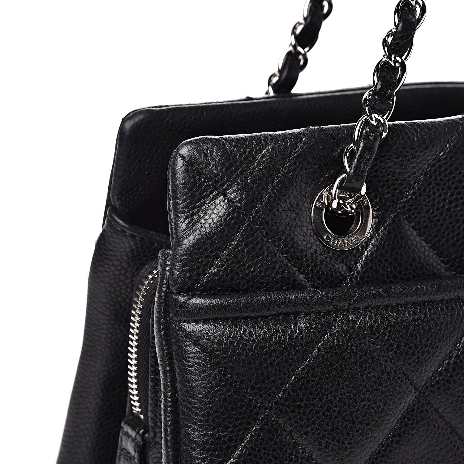Chanel Caviar Quilted Timeless CC Soft Tote Black 12 of 14