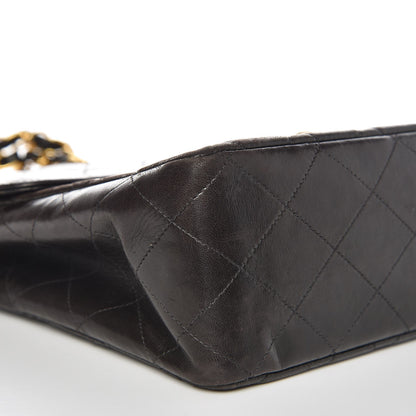 Chanel Lambskin Quilted Jumbo Single Flap Black 11 of 14