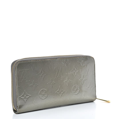 Louis Vuitton Vernis Zippy Wallet Gris Art Deco 2 of 10