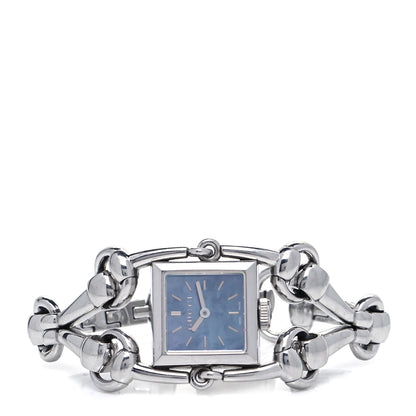 Gucci Stainless Steel Blue Mother of Pearl 20mm Signoria Quartz Watch 3 of 8