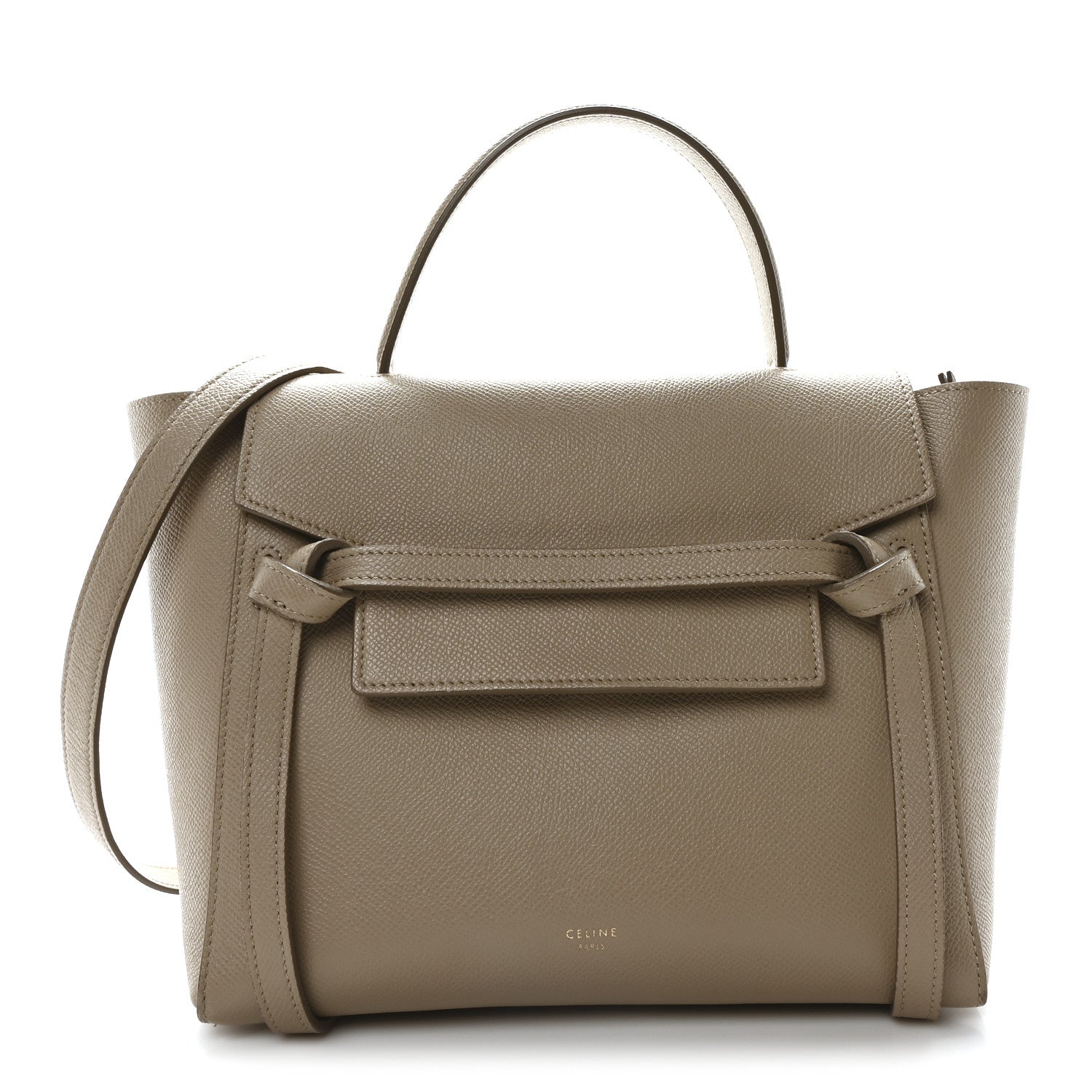 Celine Grained Calfskin Micro Belt Bag Light Taupe 1 of 10