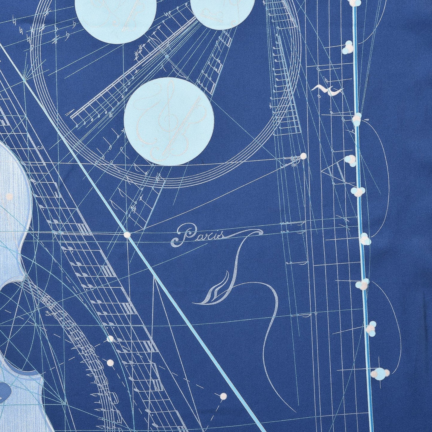 Silk La Musique des Spheres Scarf 90