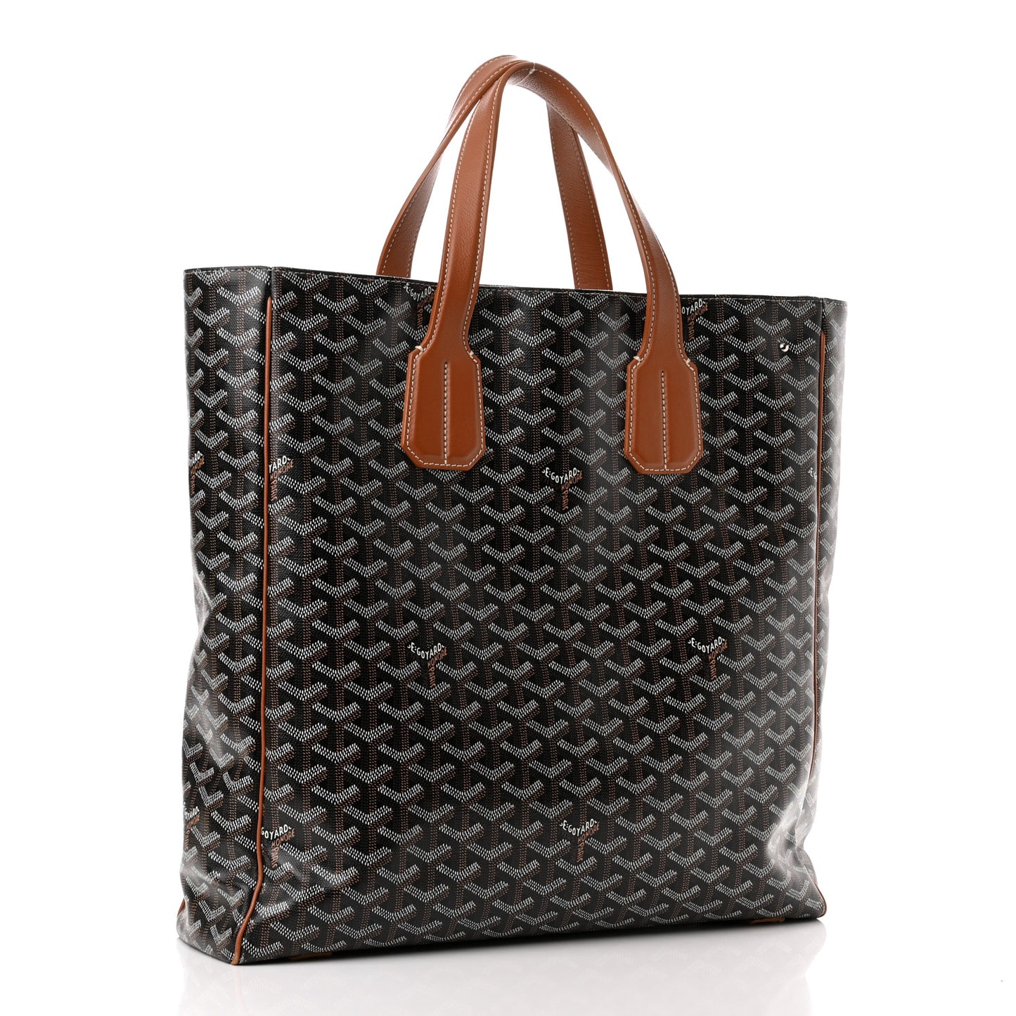 Goyardine Voltaire III Tote Black Gold
