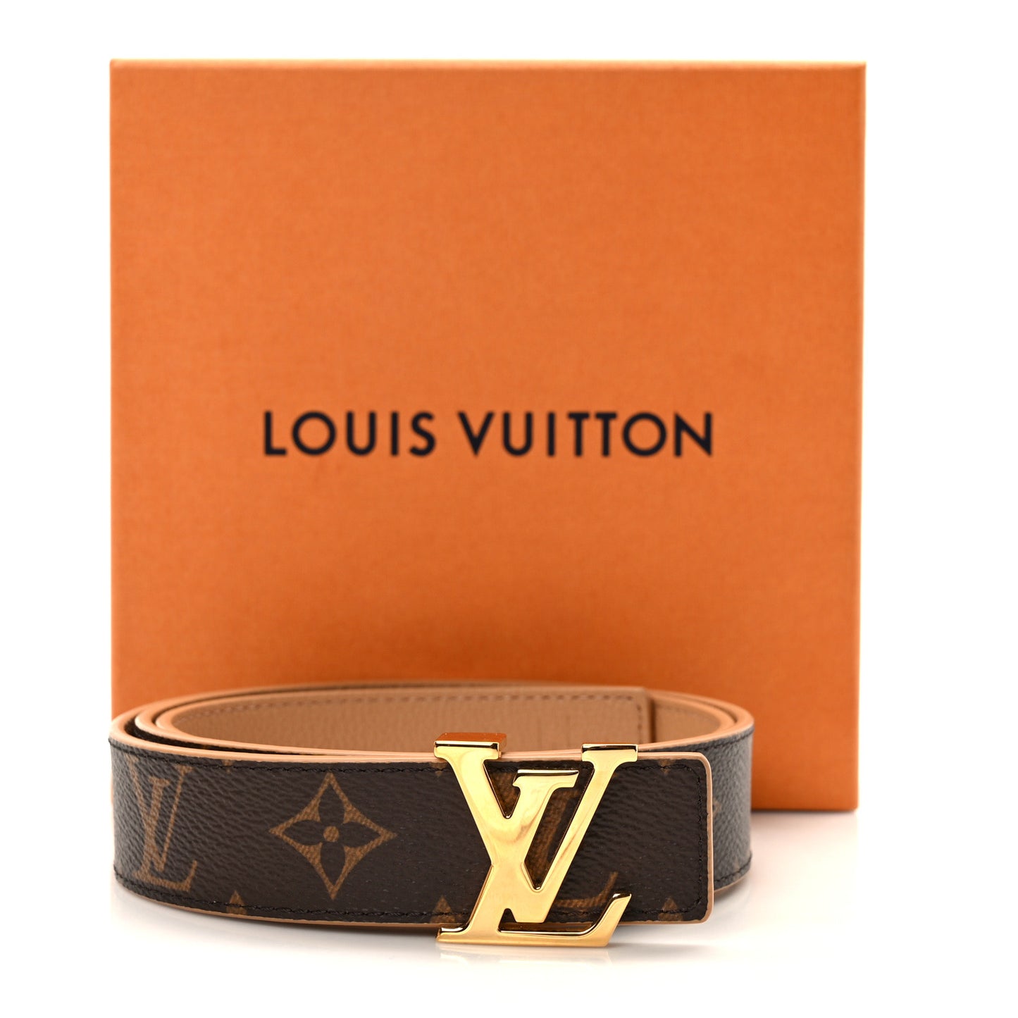 Monogram Calfskin 30mm LV Initiales Reversible Belt 85/34 Arizona