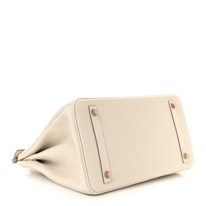 Hermes Togo BIRKIN 30 Craie 5 of 11