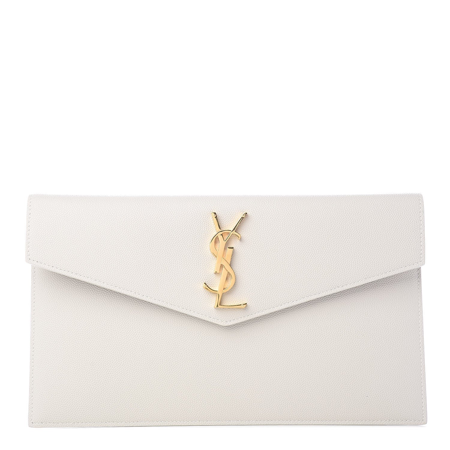 Saint Laurent Grain De Poudre Uptown Pouch Crema Soft 1 of 8