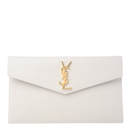 Saint Laurent Grain De Poudre Uptown Pouch Crema Soft 1 of 8