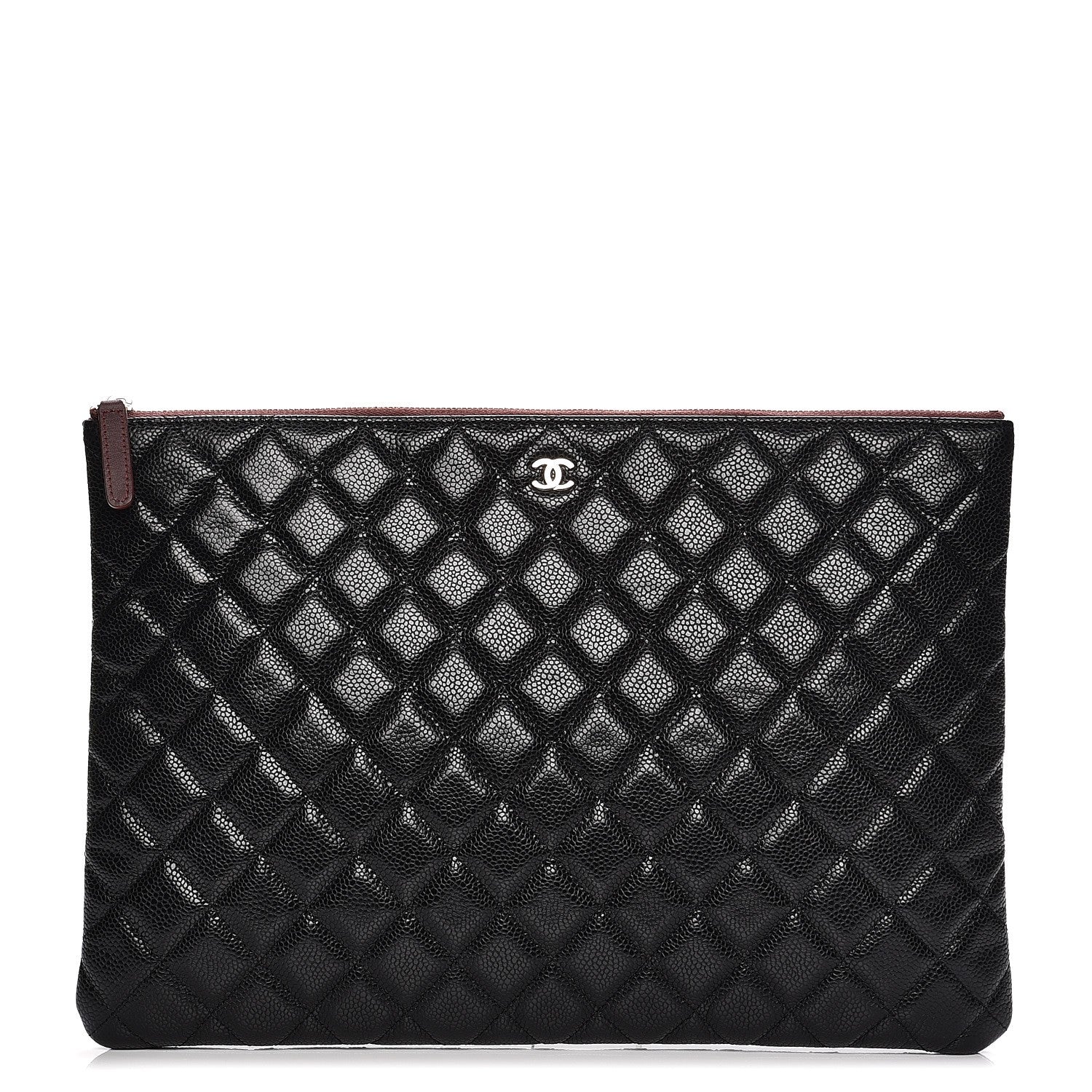 Chanel Caviar Quilted Large Cosmetic Case Black 1 of 7