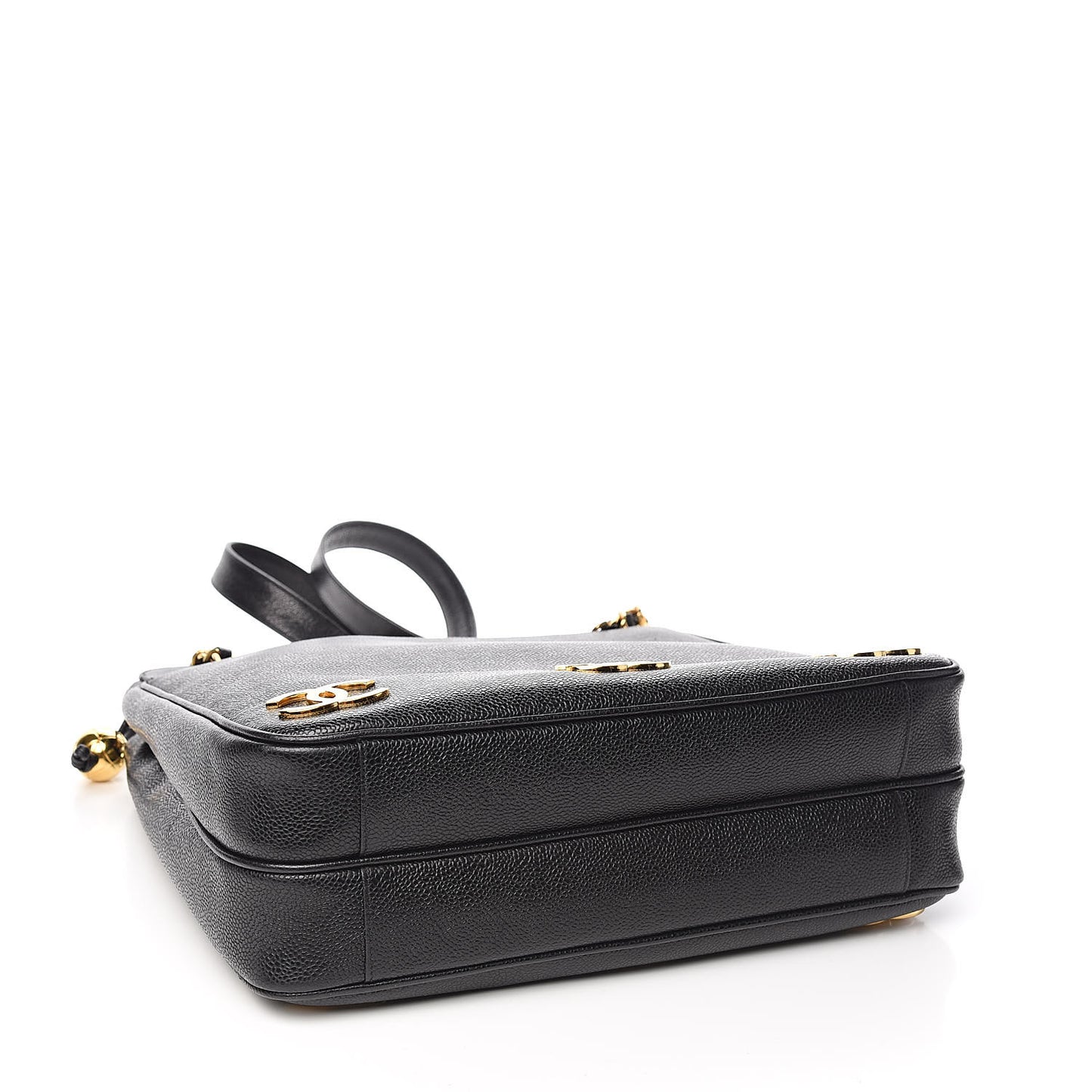 Caviar CC Shoulder Bag Black