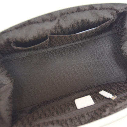 Christian Dior CHRISTIAN DIOR Leather Charm Fermoir Satchel White 7 of 7