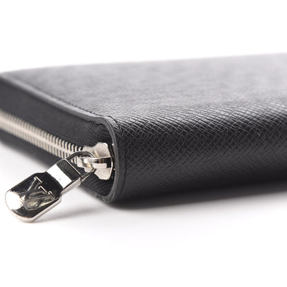 Louis Vuitton Taiga Zippy Organizer Wallet Black 4 of 9