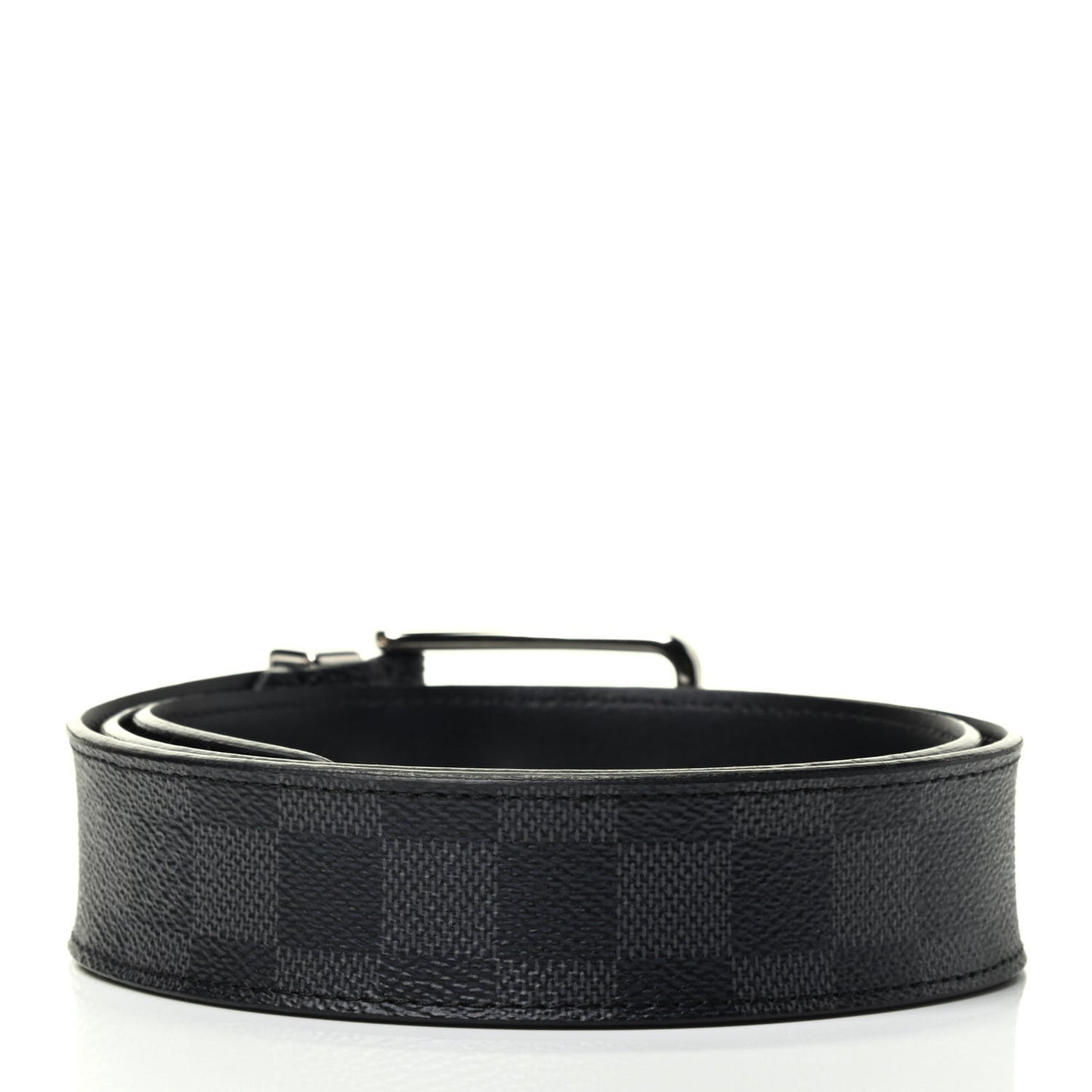Damier Graphite Calfskin Belt 90 36 Black