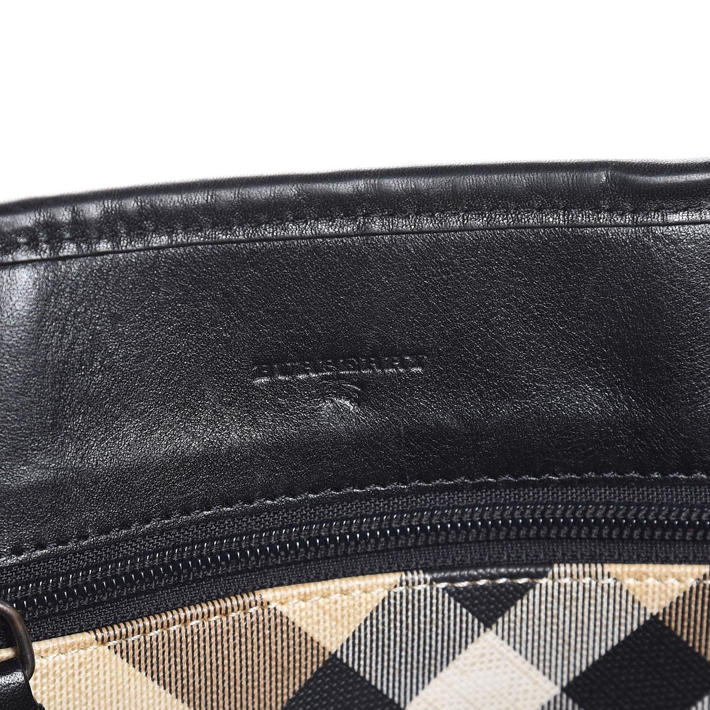 Nova Check Tote Black