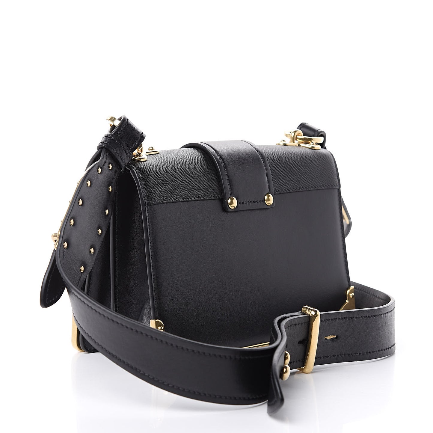 City Calf Saffiano Cahier Astrology Bag Black