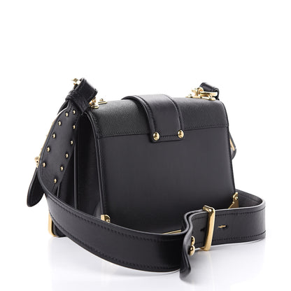 Prada City Calf Saffiano Cahier Astrology Bag Black 3 of 10