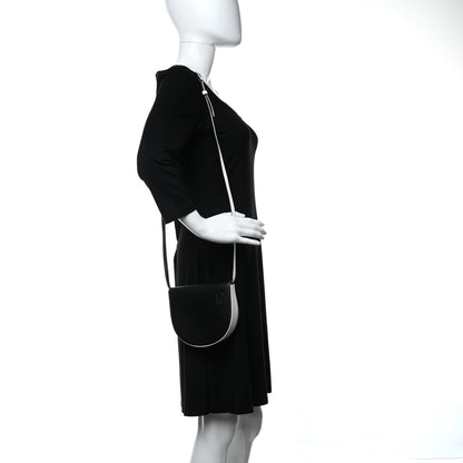Loewe Soft Calfskin Heel Bag Black Soft White 2 of 9