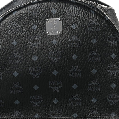 MCM Visetos Large Stark Backpack Black 7 of 9