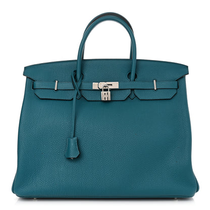Hermes Togo Birkin 40 Cobalt 1 of 11